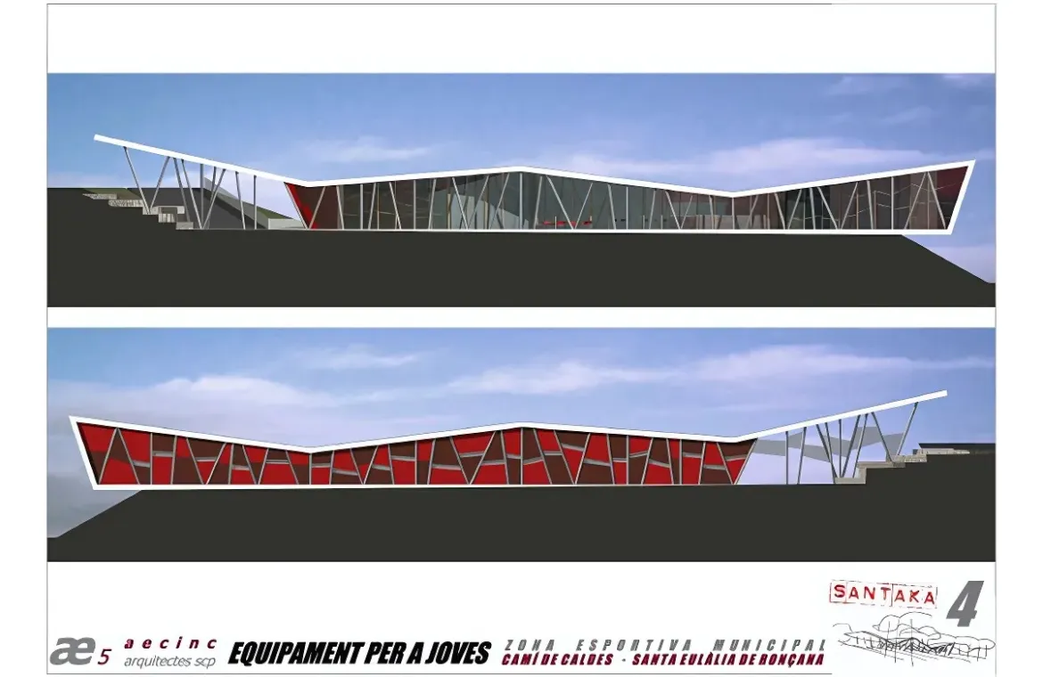 4t premi Equipament municipal per a joves a Santa Eulàlia de Ronçana ae5 arquitectes