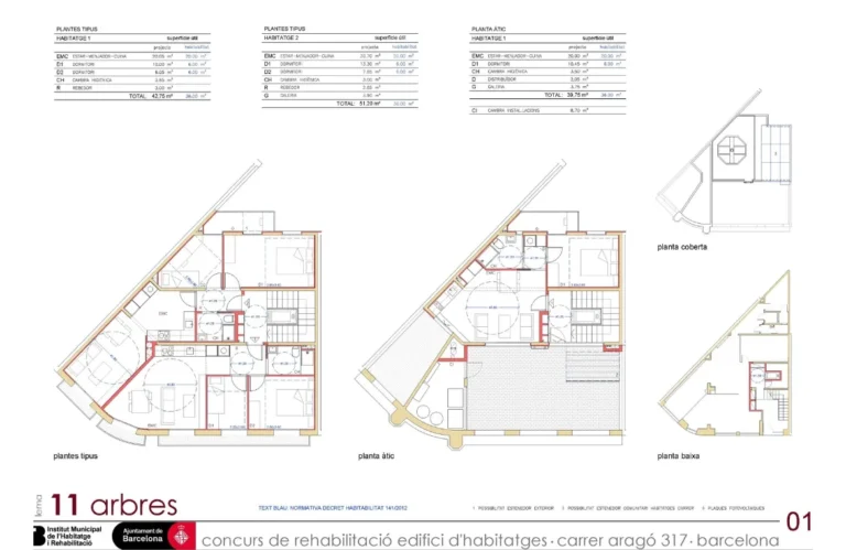 3è premi Rehabilitació d’edifici d’habitatges Barcelona