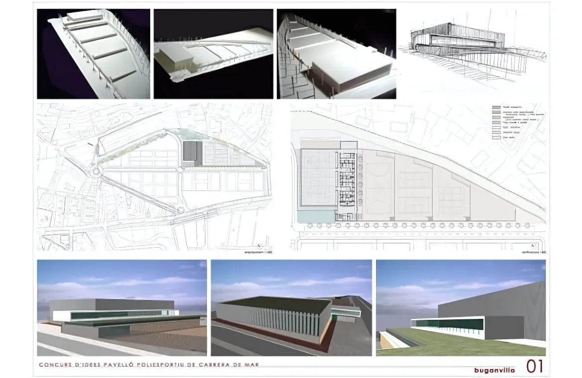 2n premi Pavelló polisportiu municipal Cabrera de Mar ae5 arquitectes